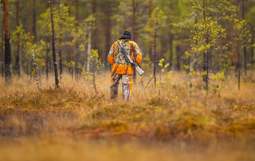 hunting in Texas countryside